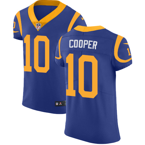 Nike Rams #10 Pharoh Cooper Royal Blue Alternate Men's Stitched NFL Vapor Untouchable Elite Jersey - Click Image to Close